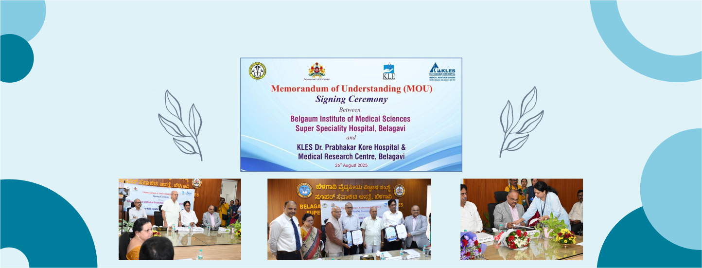 MOU between KLE hospital and BIMS