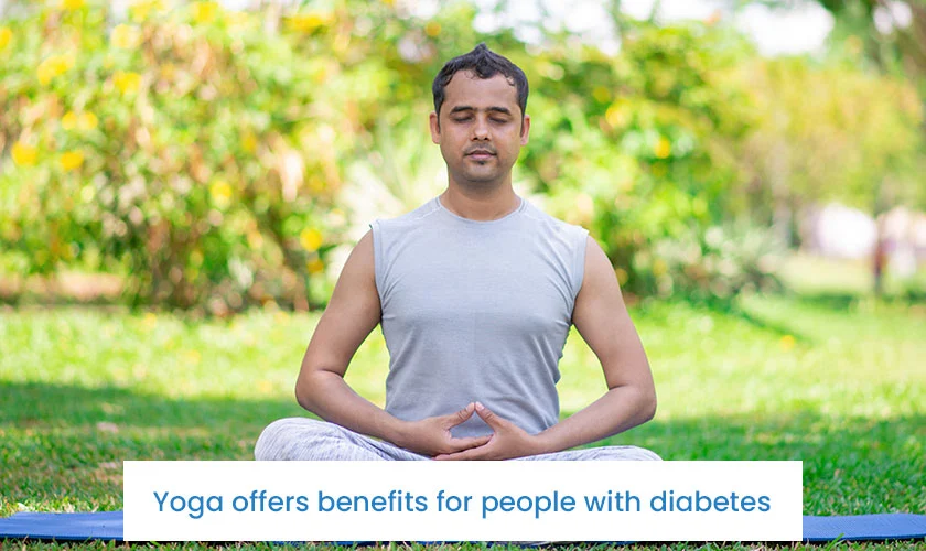 Yoga offers benefits for people with diabetes